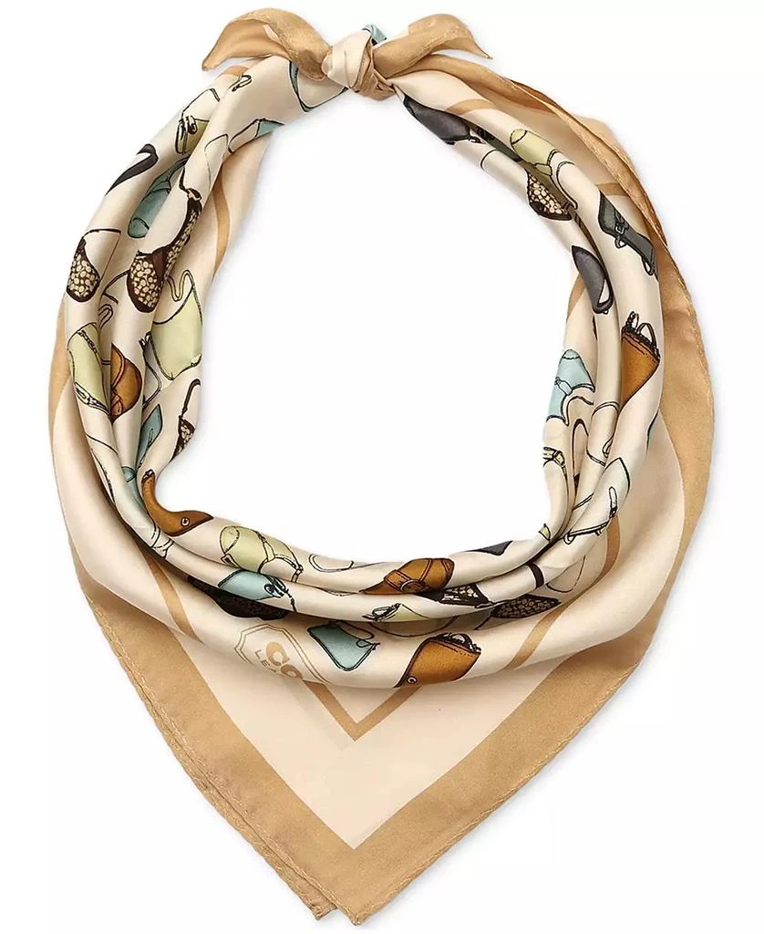 Coach Originals Printed Silk Bandana Scarf 3