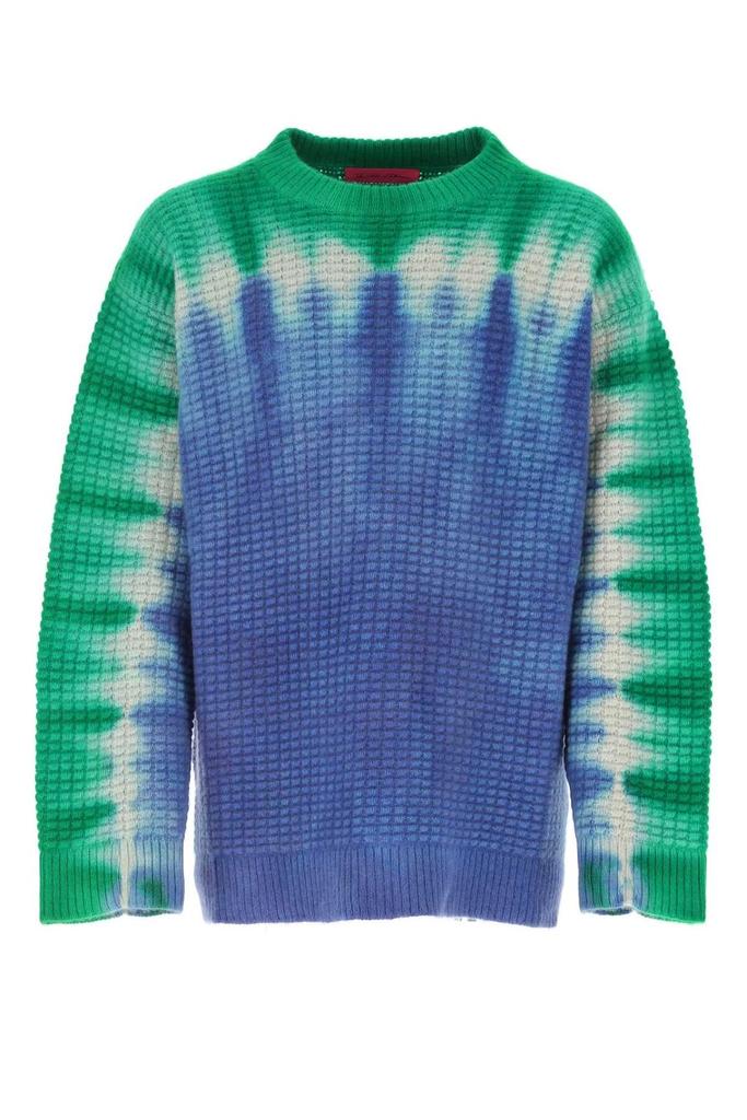 The Elder Statesman The Elder Statesman Daybreak Tie-Dyed Crewneck Jumper