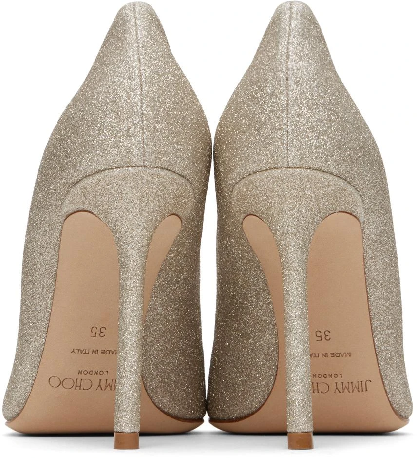 Jimmy Choo Silver Romy 100 Heels 2