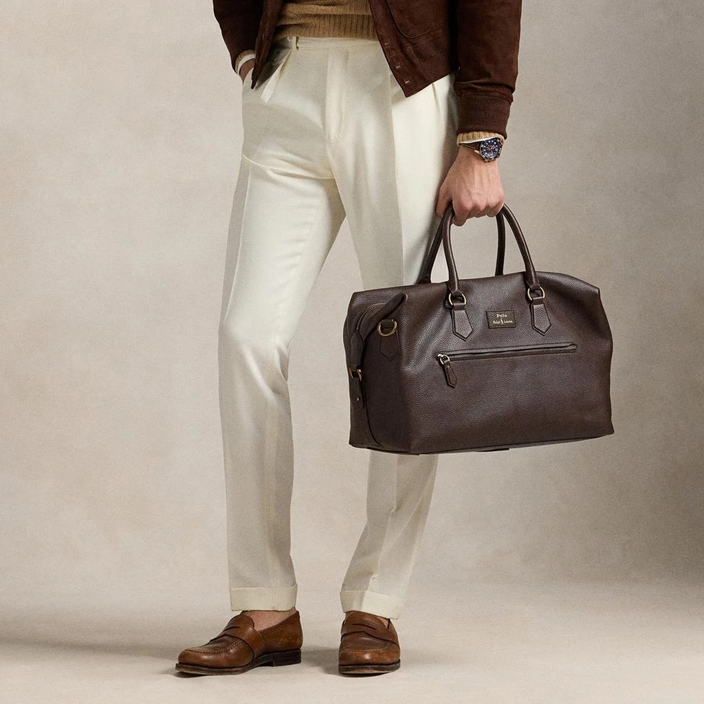 Ralph Lauren Pebble-Grain Leather Duffle Bag 2