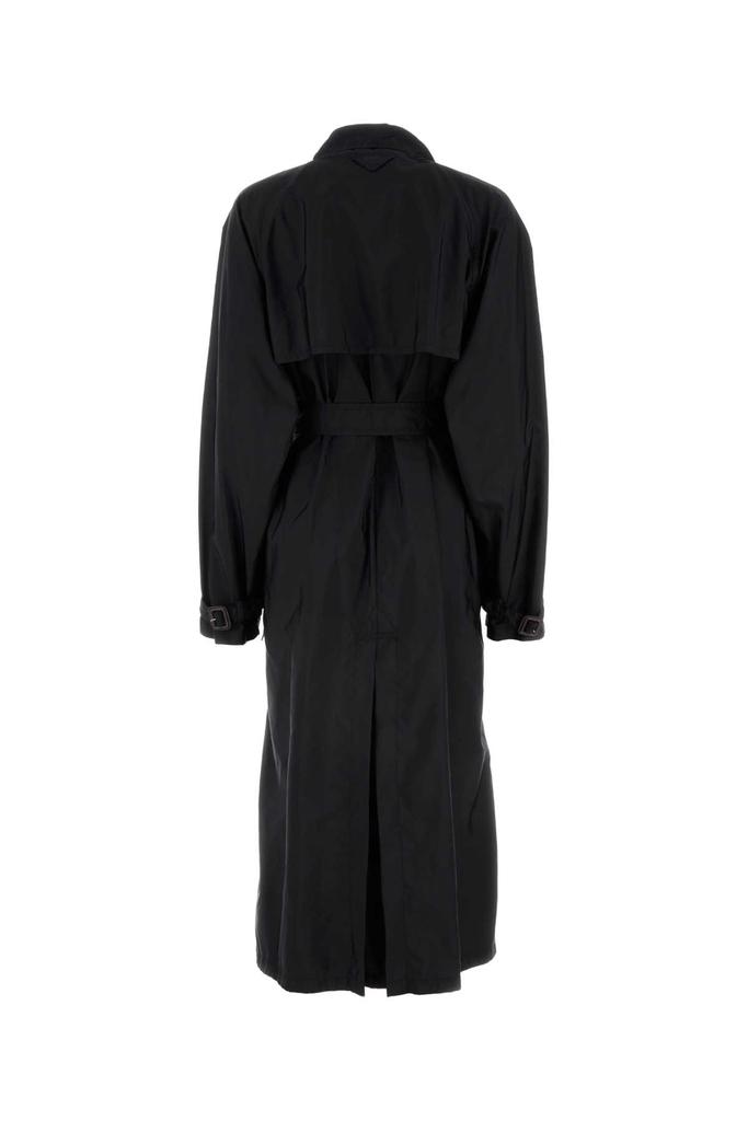 Prada Black Re-nylon Trench Coat