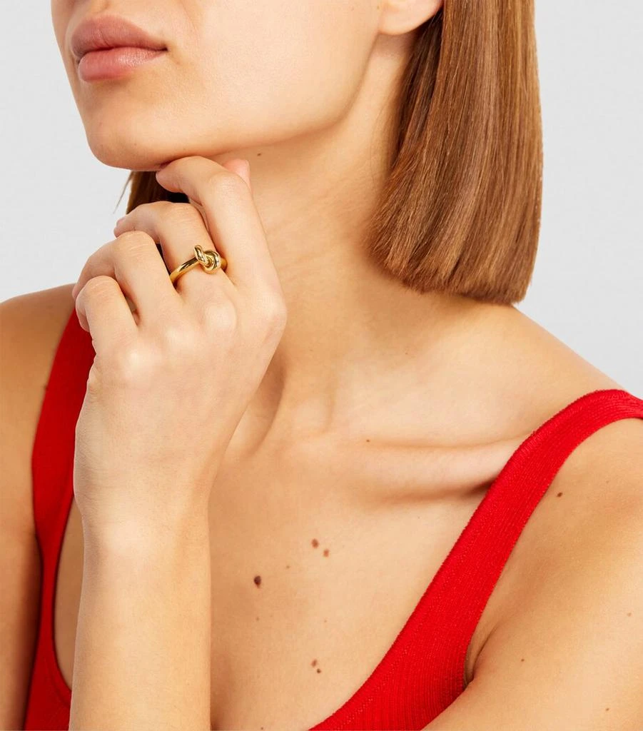 Engelbert Yellow Gold Absolutely Tight Knot Ring 5
