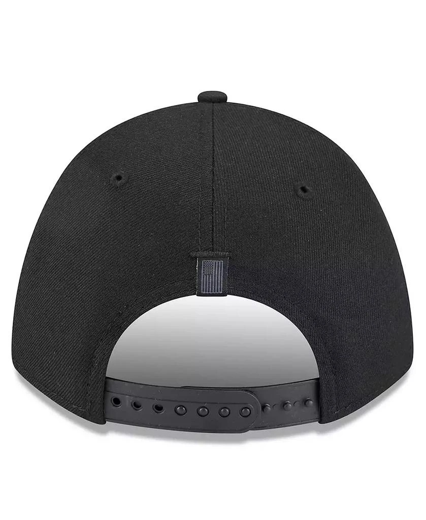 New Era Men's Black Ross Chastain American Flag 9FORTY M-Crown A-Frame Adjustable Hat 3