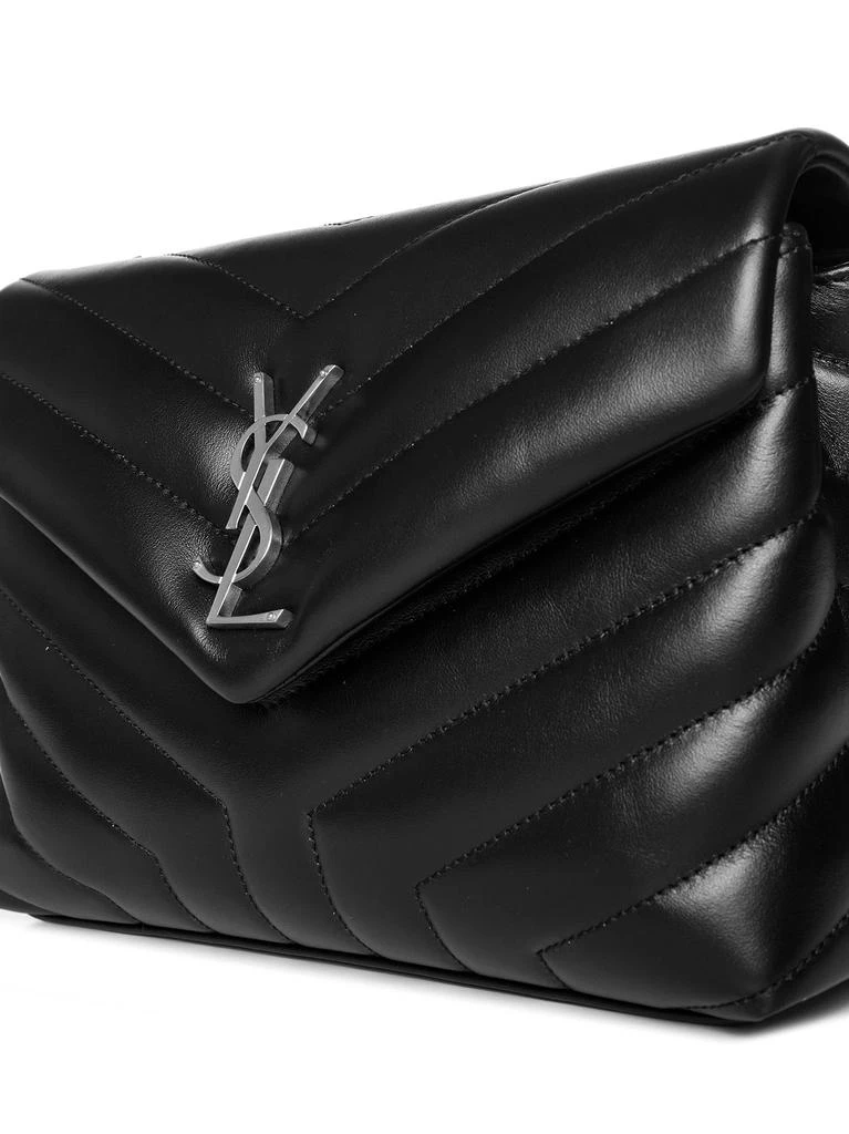 Yves Saint Laurent SAINT LAURENT | LouLou YSL logo leather small bag | Women | PZ 4
