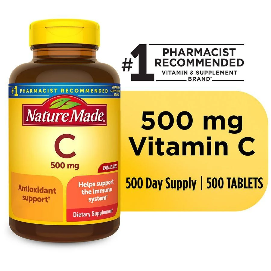 Nature Made Vitamin C 500 mg Tablets 7