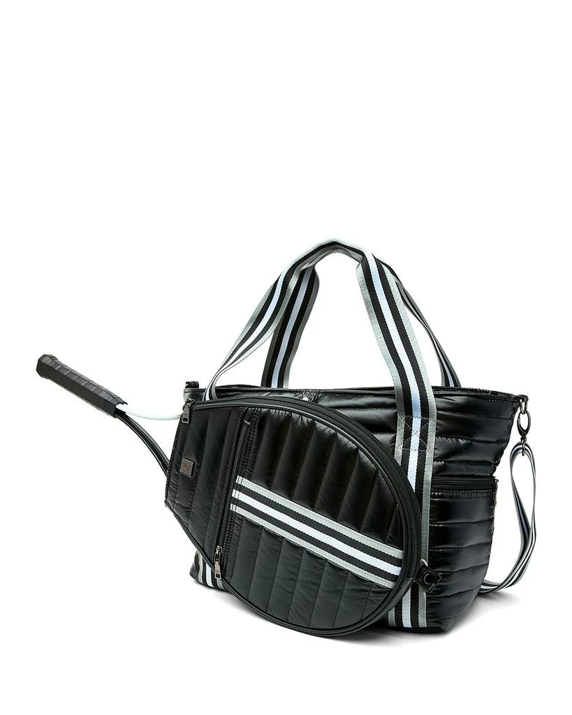 Think Royln Love Royln Large Quilted Nylon Tennis Bag 5