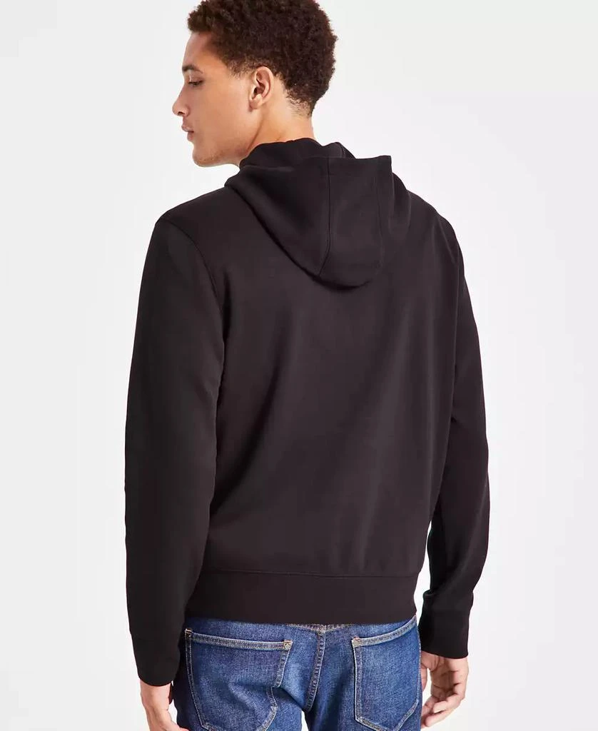 Michael Kors Men's Modern-Fit Stretch Textured Logo Hoodie 2