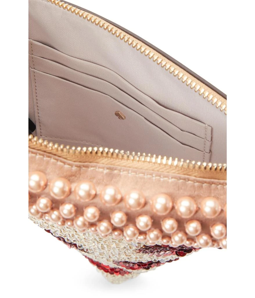 Kate Spade Slice Crystal Embellished Fabric 3-D Pizza Crossbody 3
