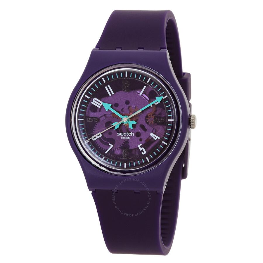 Swatch The September Collection Quartz Purple Dial Unisex Watch SO28V102