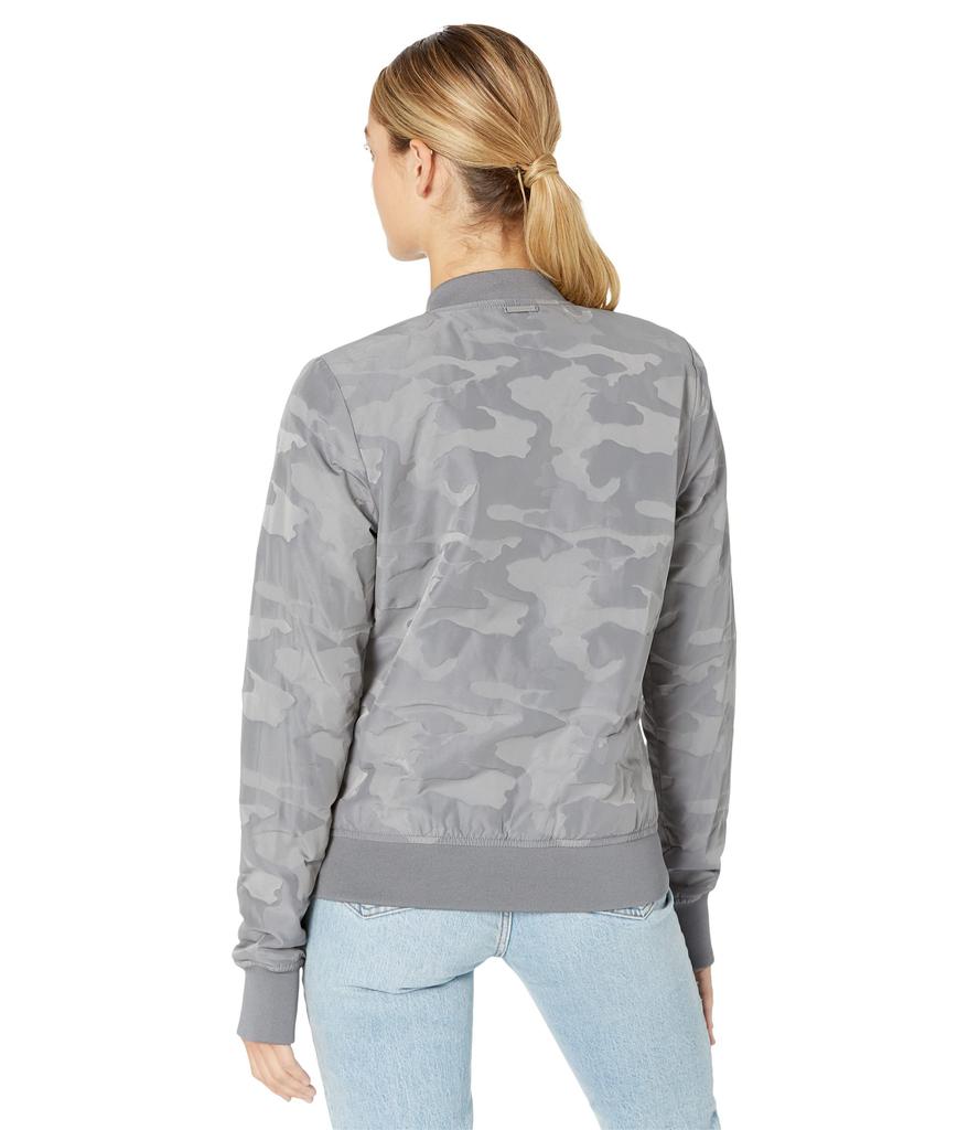 Blanc Noir Camo Reversible Bomber