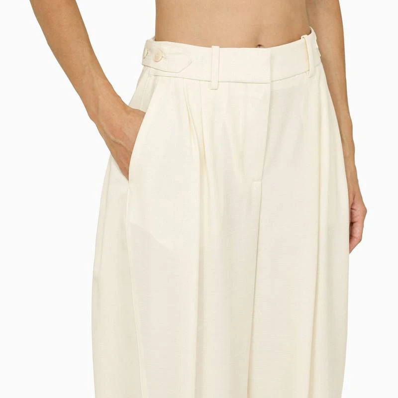 Stella McCartney Cream wool baggy trousers 5