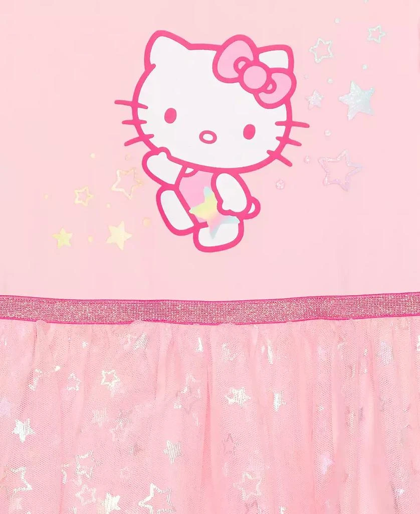 Hello Kitty Toddler and Little Girls Long Sleeve Tutu Dress 3