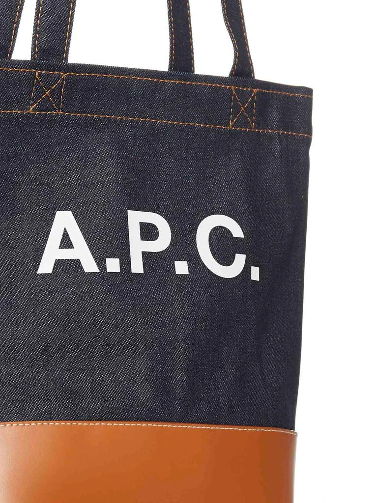 A.P.C. A.P.C. Axelle Two-Tone Small Tote Bag 7