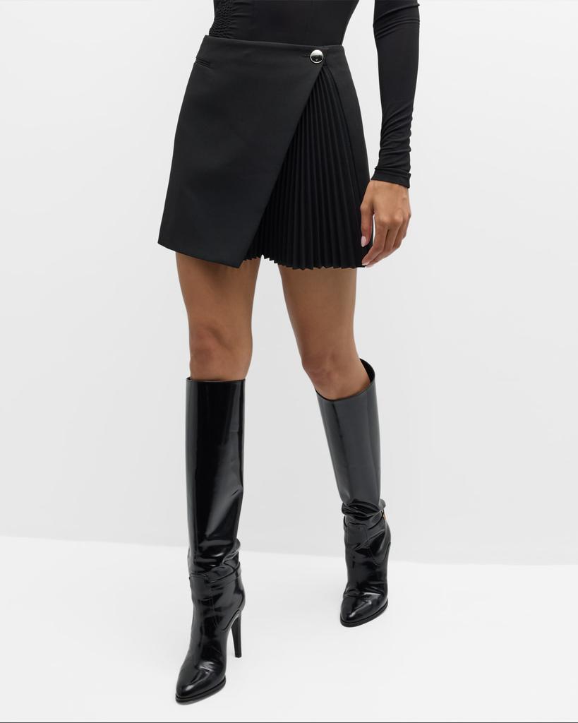 A.L.C. Callen Pleated A-Line Mini Skirt - Dresses & Skirts