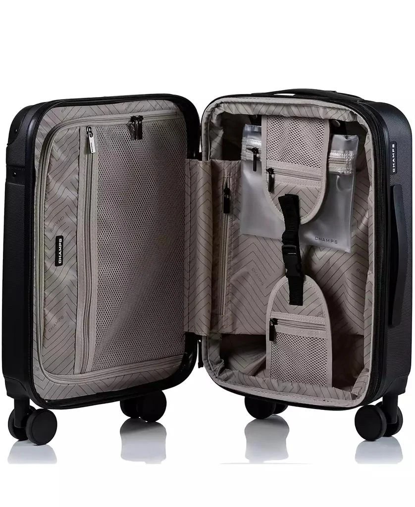 CHAMPS 3-Piece Vintage-Like Hardside Luggage Set 3