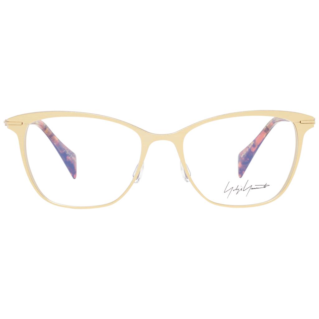 YOHJI YAMAMOTO Yohji Yamamoto Gold Optical Frames
