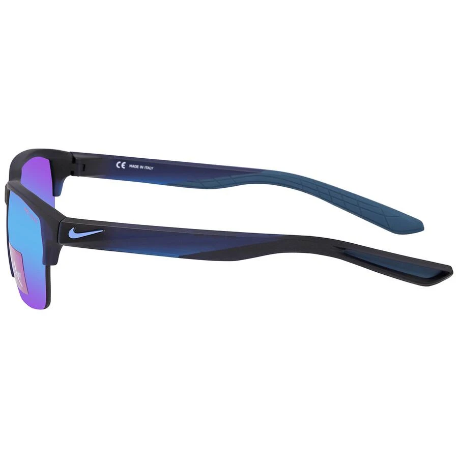 NIKE Nike Blue Mirror Rectangular Men's Sunglasses NIKE MAVERICK FREE E 451 60 3