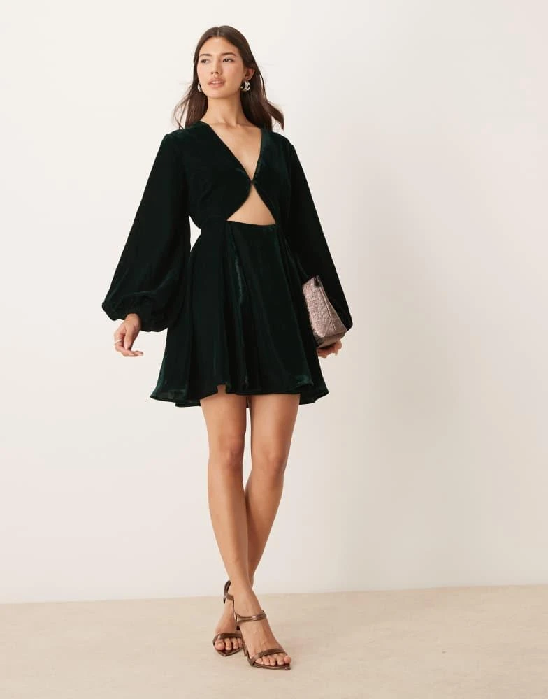 leona mini dress blush Garden Floral Mini Medium