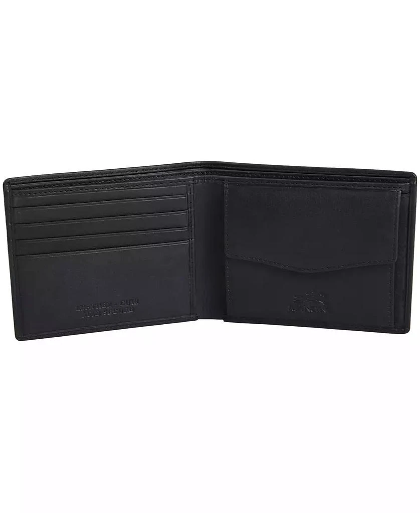 Mancini Leather Goods Men's Monterrey Collection Bifold Wallet with Coin Pocket 4