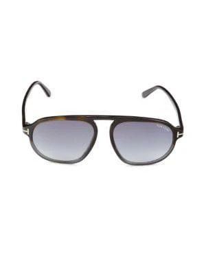 TOM FORD 57MM Oval Sunglasses 1