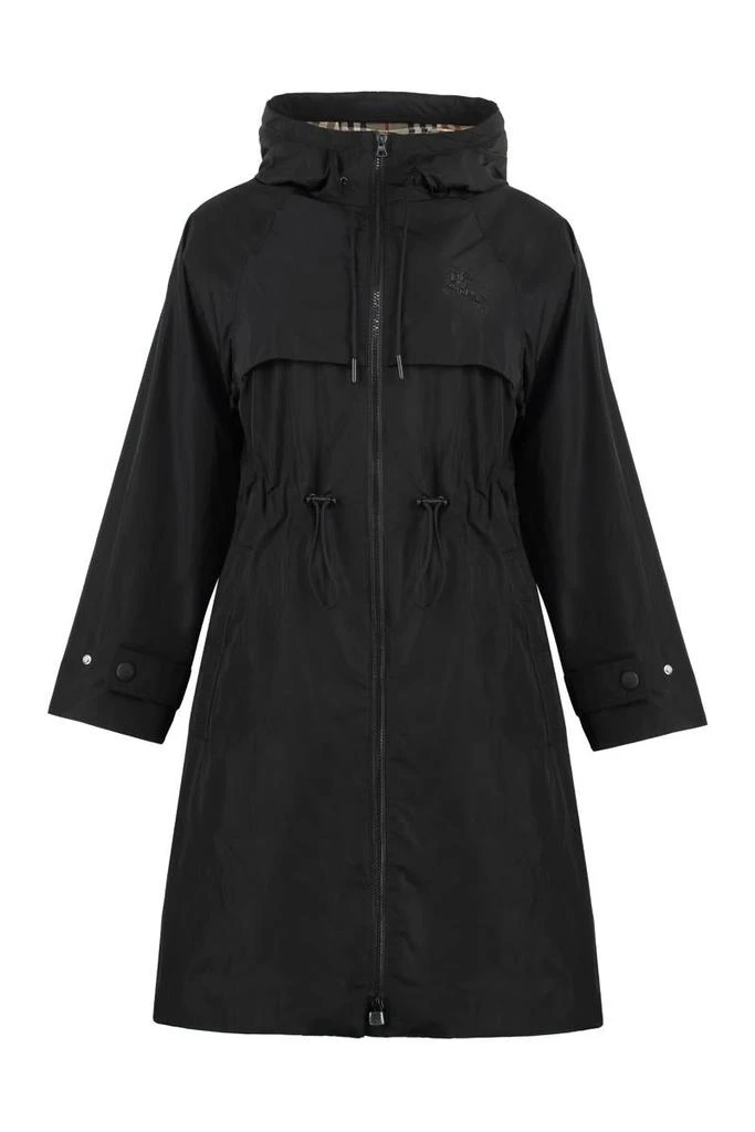 Burberry Burberry Hooded Techno Fabric Raincoat 1