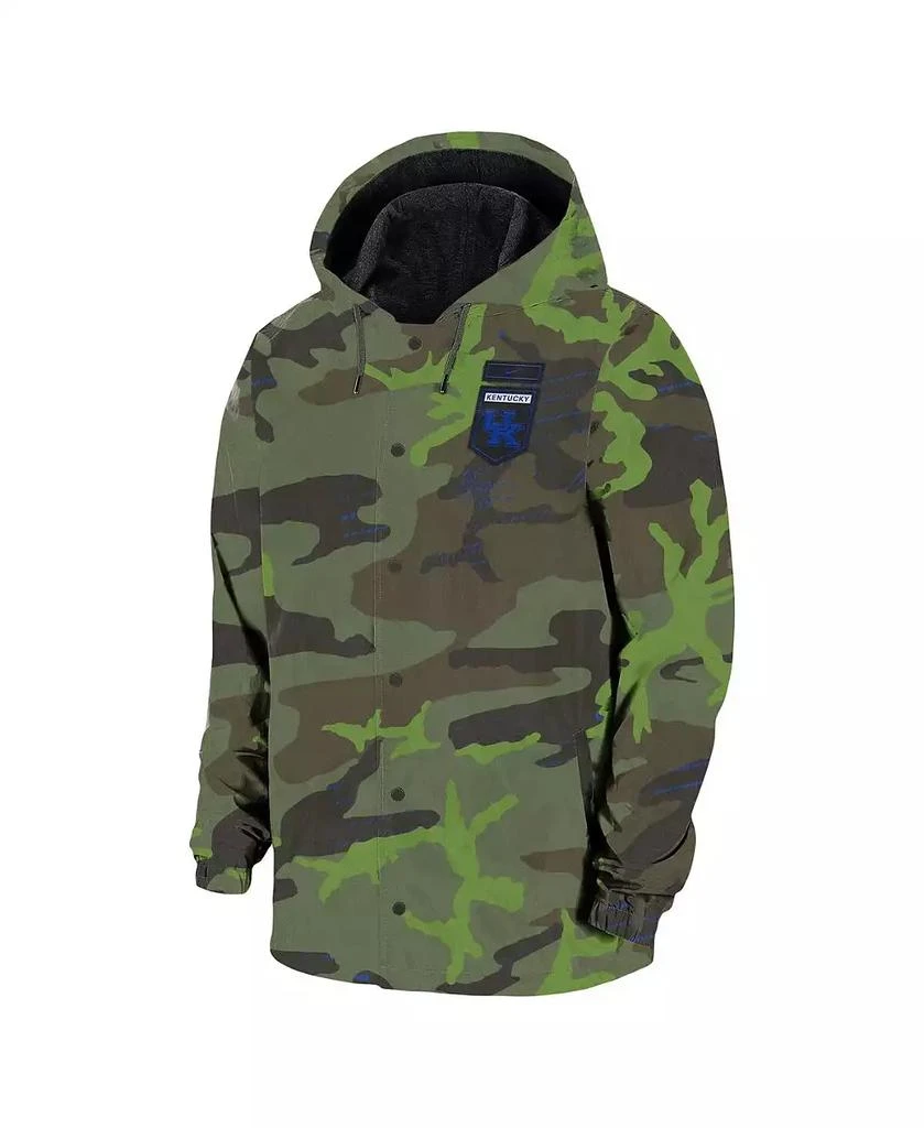 NIKE Men's Camo Kentucky Wildcats Hoodie Full-Snap Jacket 2