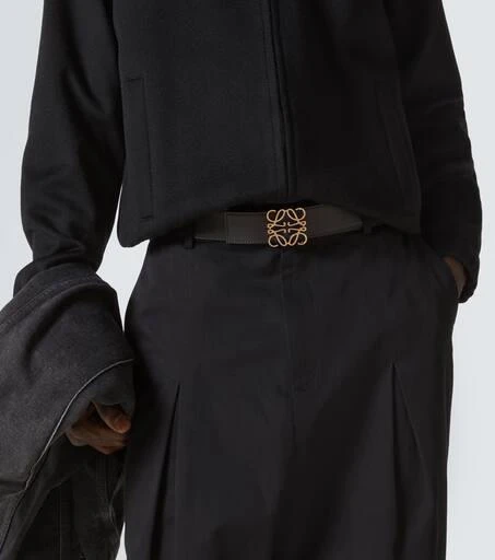 Loewe Anagram reversible leather belt 2