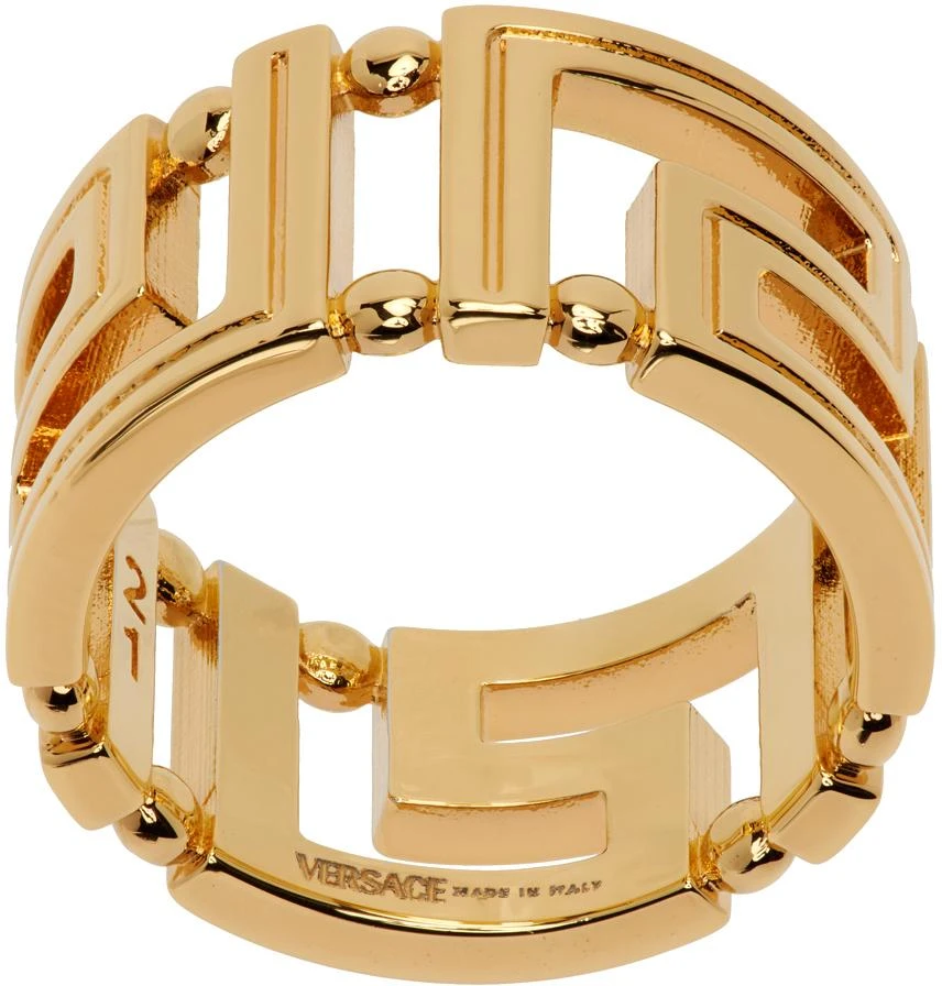 Versace Gold Greca Ring 1