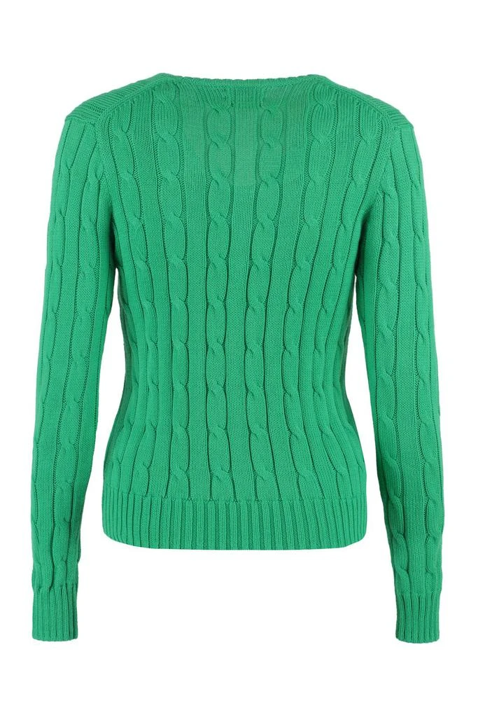 Ralph Lauren Polo Ralph Lauren Kimberly Cable-Knitted V-Neck Jumper 2
