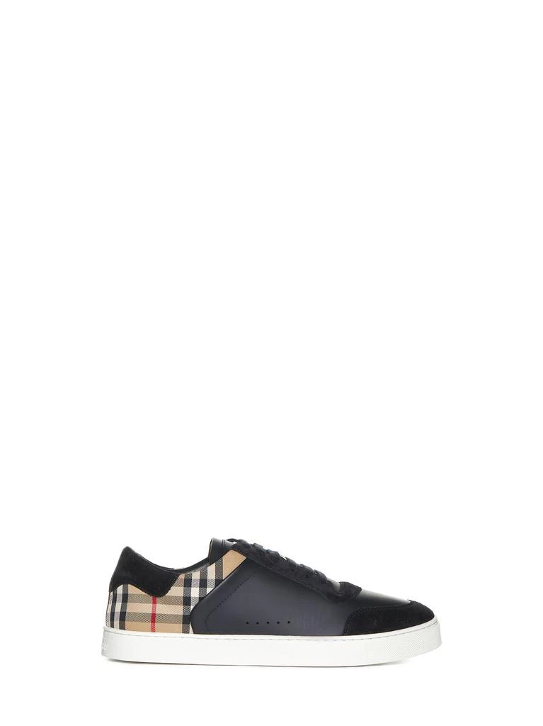Burberry BURBERRY | Stevie check canvas and leather sneakers by Burberry | Man | 40 1