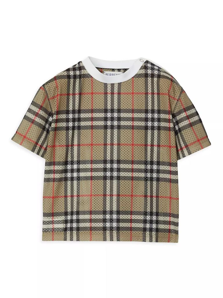 Burberry Baby's &amp; Little Kid's Check Mesh T-Shirt 1