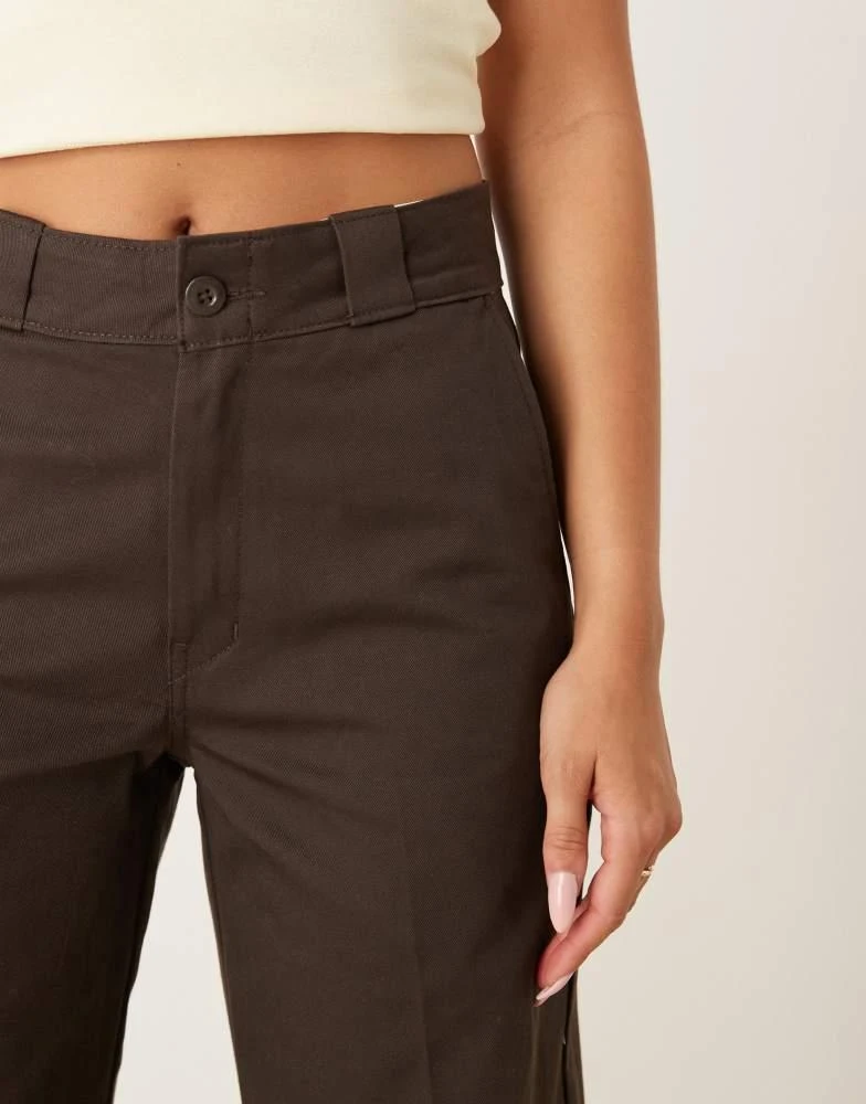 DICKIES Dickies 247 loose work trousers in dark brown 5