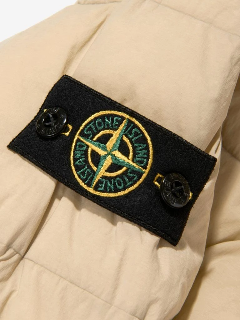 Stone Island Junior Stone Island Kids Short Parka Jacket in Beige 3