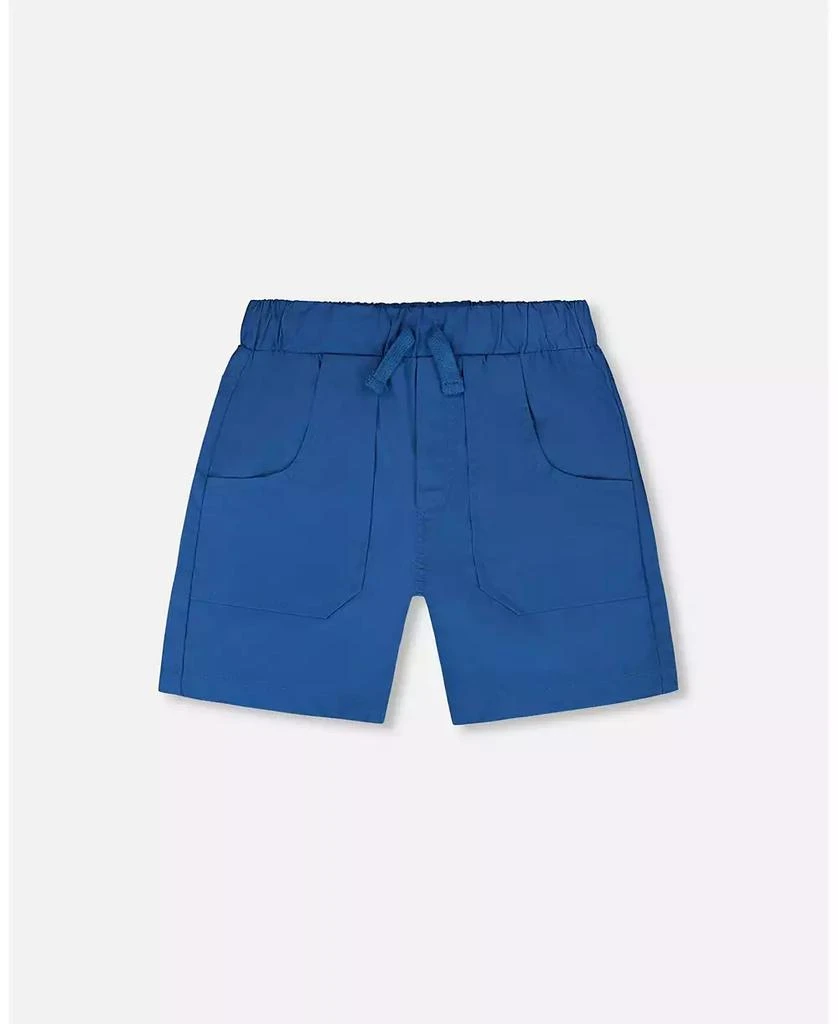 Deux par Deux Toddler Boys Parachute Shorts with Patch Pockets