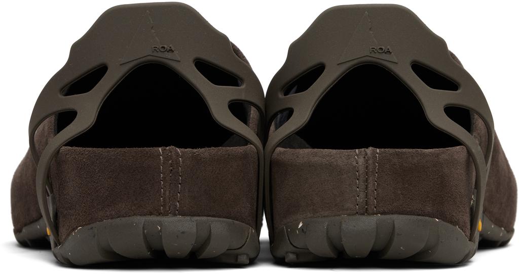 ROA Brown Fedaia Mules