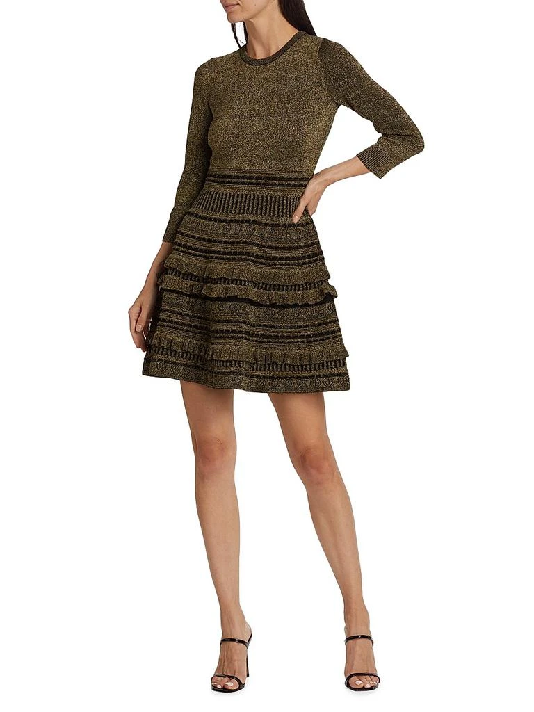 Shoshanna Dari Metallic Minidress 2
