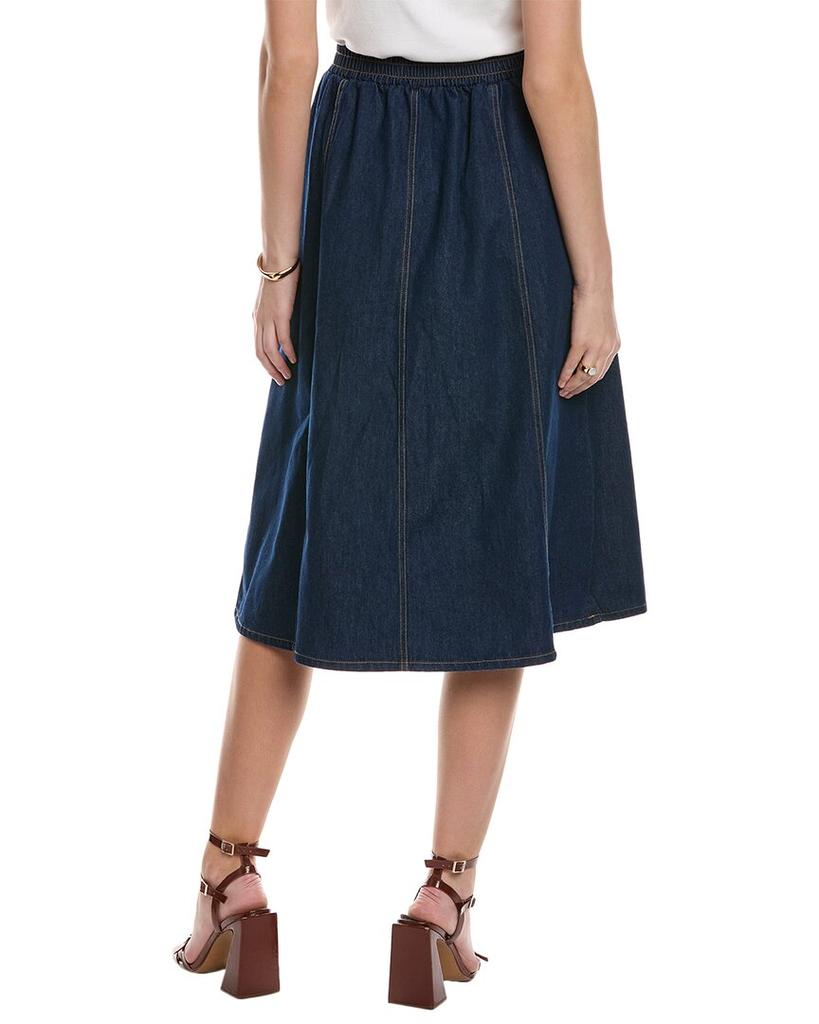 YAL New York YAL New York Denim A-Line Skirt