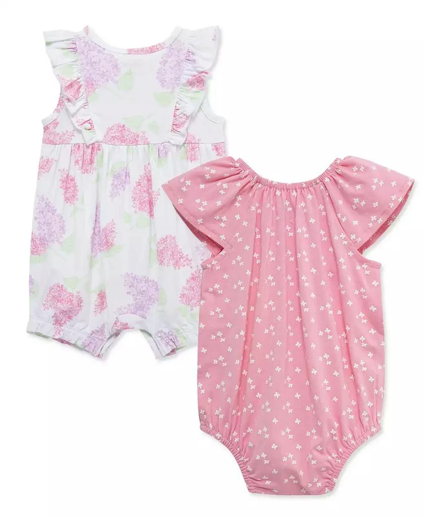 Little Me Baby Girls
 Dainty Lilac Print Rompers, 2-Piece Set 2