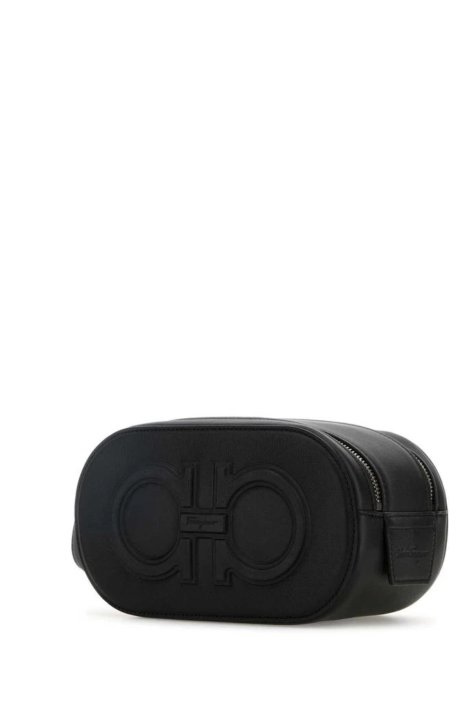 Salvatore Ferragamo BLACK LEATHER HANDBAG 2