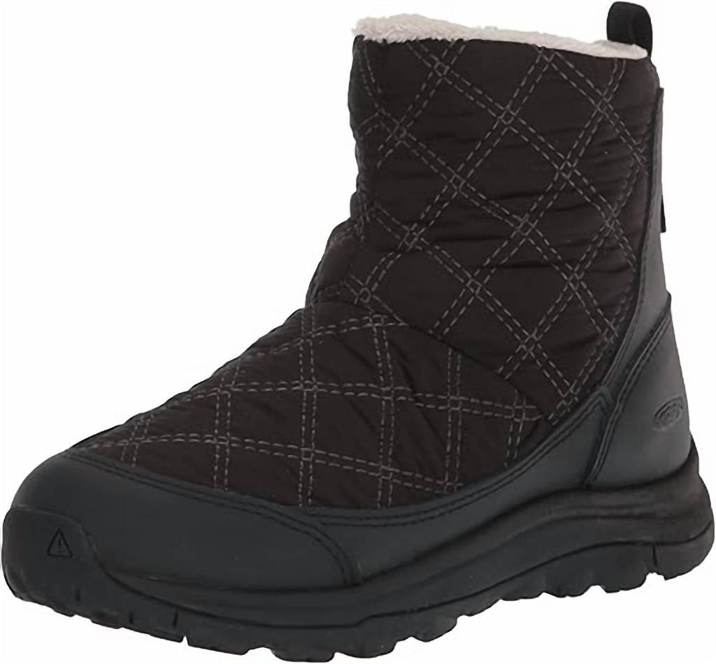 Keen Women's Terradora 2 Wintry Pull On Insulated Waterproof Snow Boot In Black/black