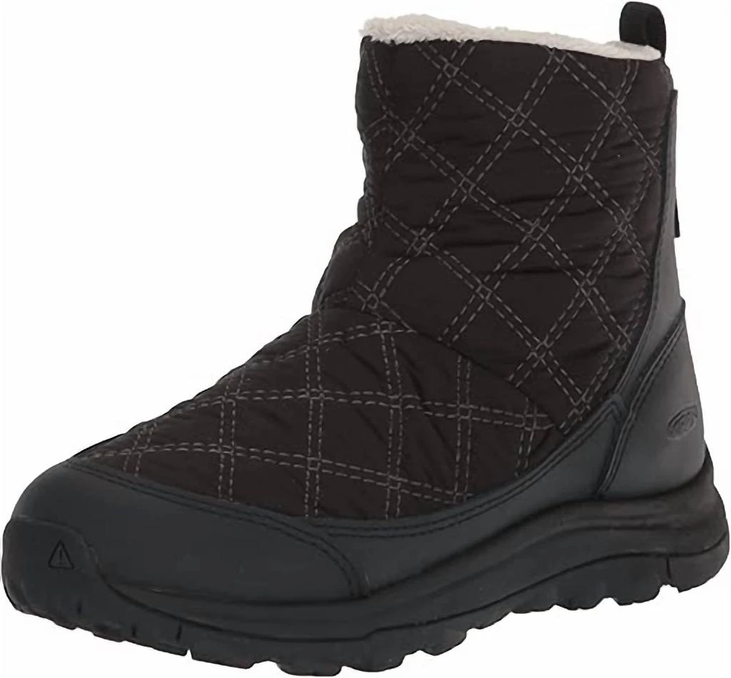 Keen Women's Terradora 2 Wintry Pull On Insulated Waterproof Snow Boot In Black/black 2
