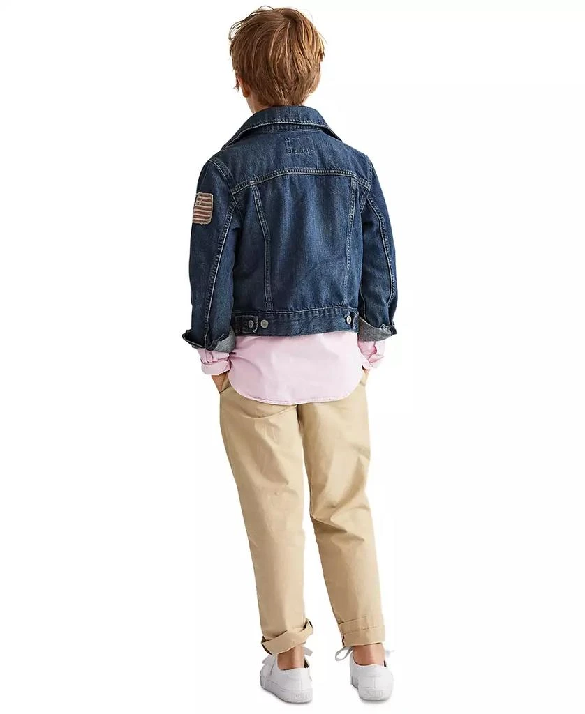 Ralph Lauren Toddler and Little Boys Cotton Denim Trucker Jacket 4