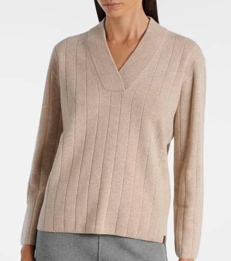 Max Mara Arten ribbed-knit cashmere sweater 6