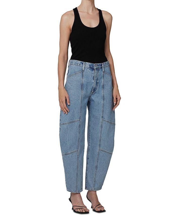 AGOLDE Mara Bowed Jeans in Effect 9