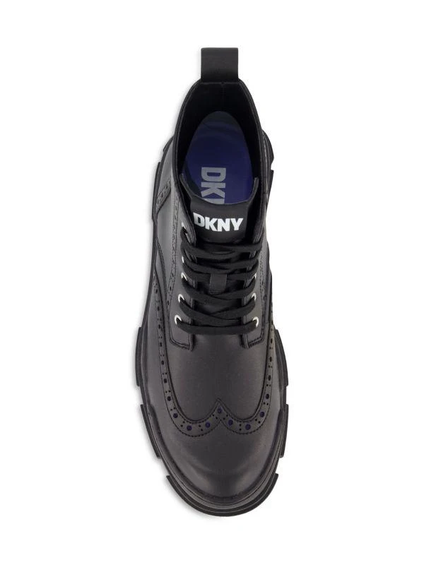 DKNY Wingtip Oxford Combat Boots 4