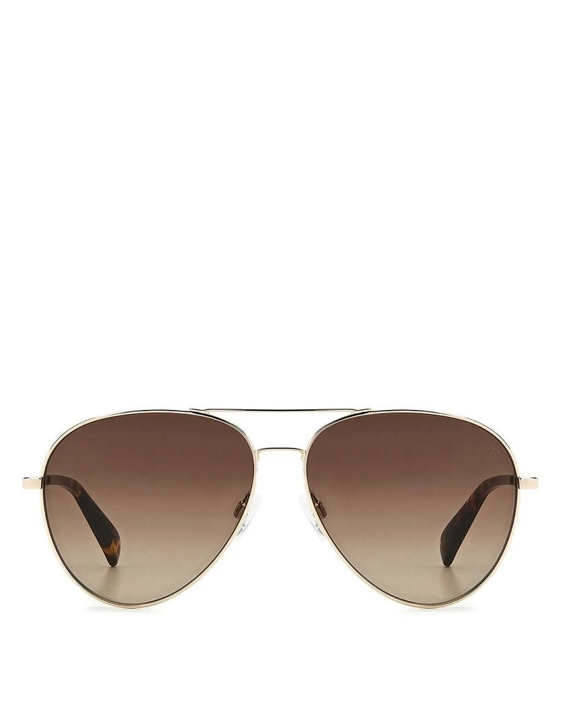 Rag & Bone Aviator Sunglasses, 59mm 2