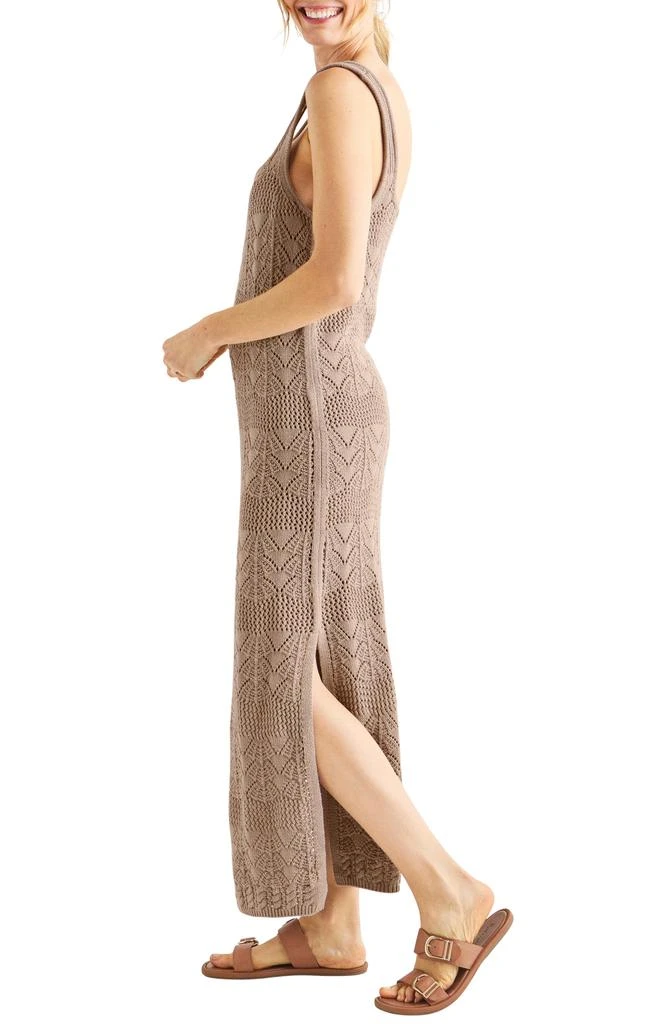 Splendid Joelle Pointelle Stitch Cotton Blend Maxi Sweater Dress 3
