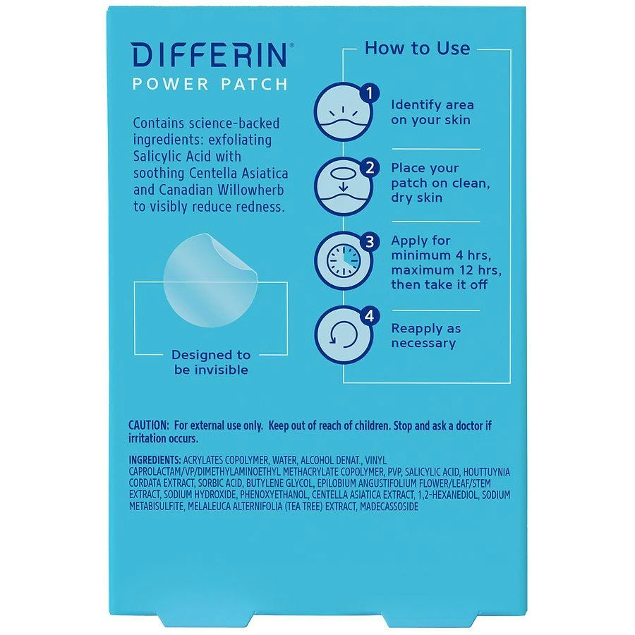 Differin Acne-Prone Skin Patches Fragrance Free 5