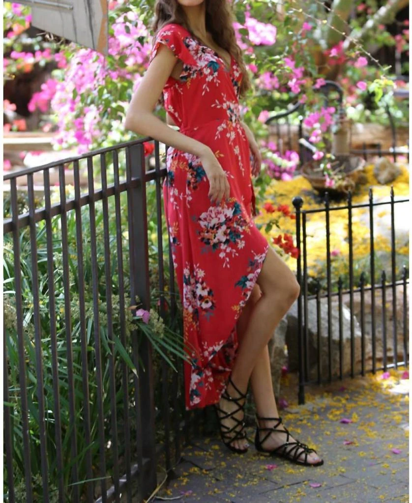 Angie Angie - Floral Walk Through Maxi Romper 3