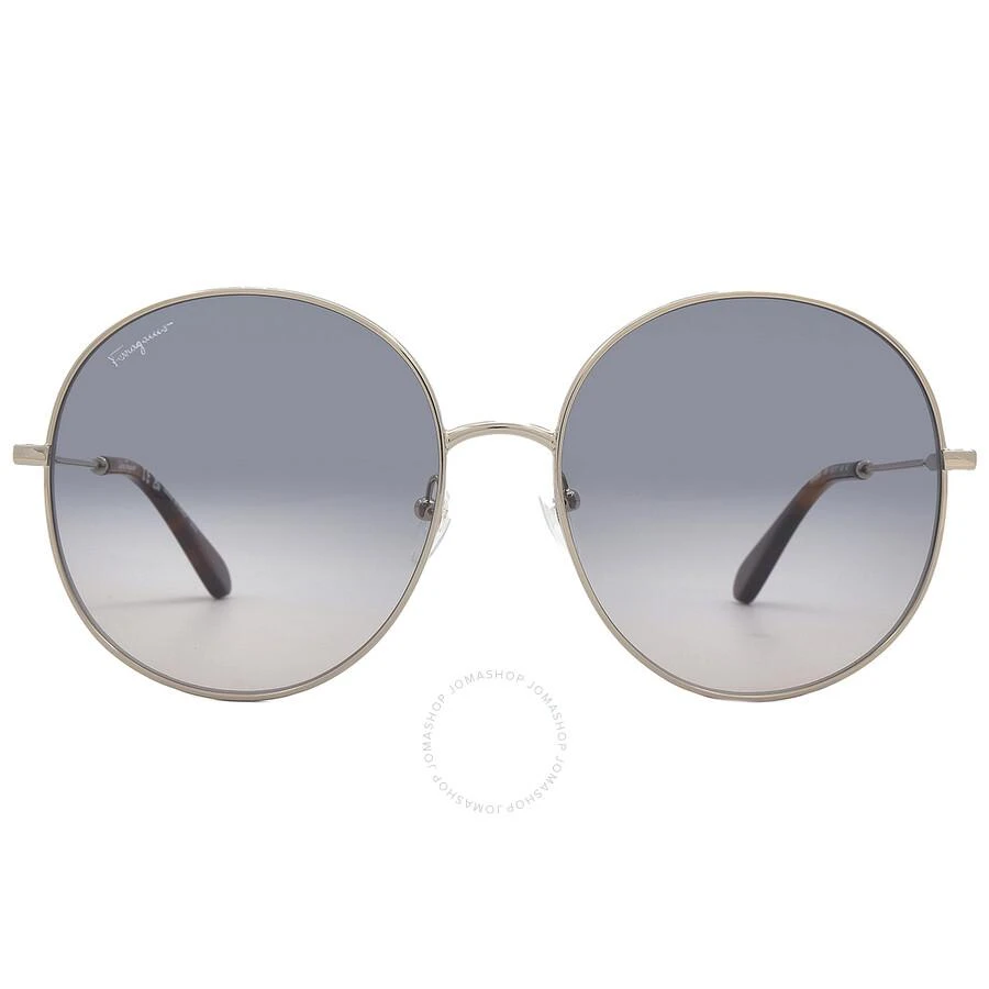 Shop Salvatore Ferragamo Blue Gradient Round Ladies  display picture 1